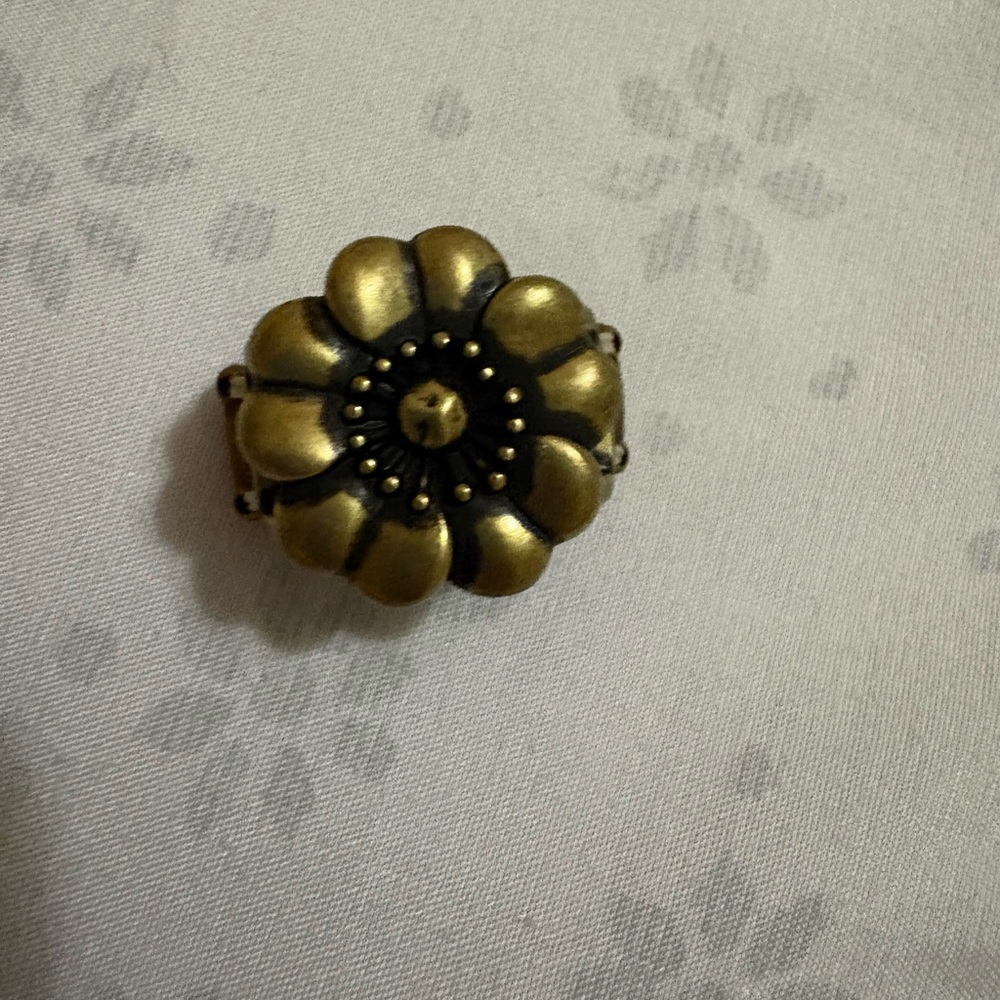 Bronze Floral Ring